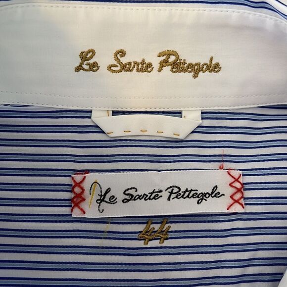 Le Sarte Pettegole Stripe Shirt Blouse 44 / 8 - Picture 12 of 13
